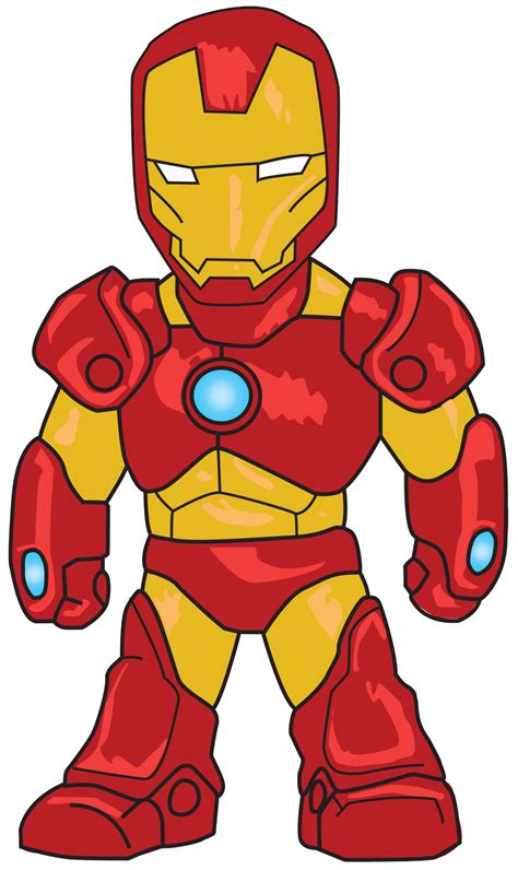 Cartoon Iron Man Clip Art Png