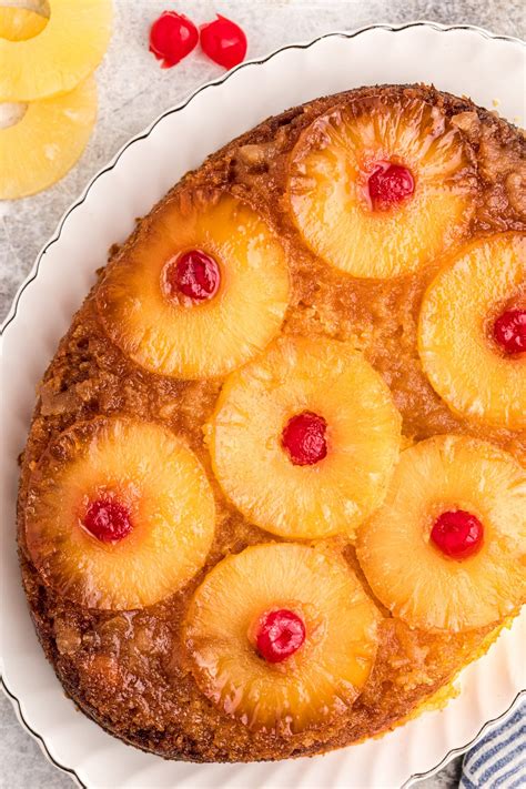 Slow Cooker Pineapple Upside Down Cake - The Magical Slow Cooker