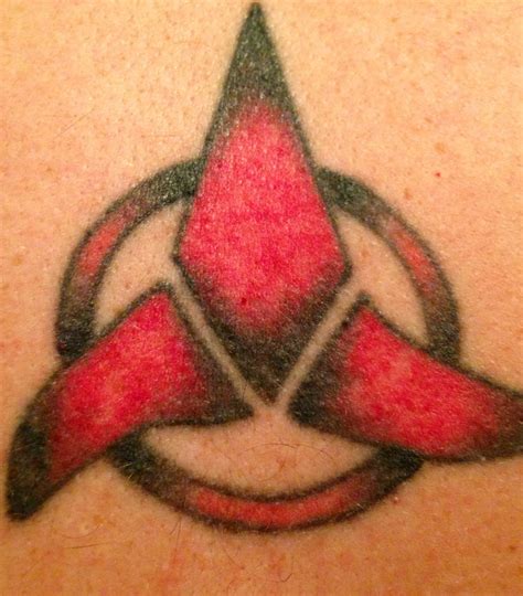 Klingon Symbol Tattoo