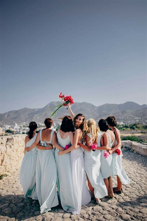 Beautiful Beach Wedding, Cyprus | Beautiful beach wedding, Bridesmaid, Wedding dresses