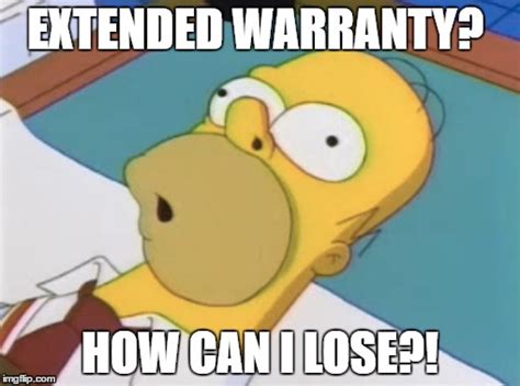 Homer Extended Warranty - Imgflip