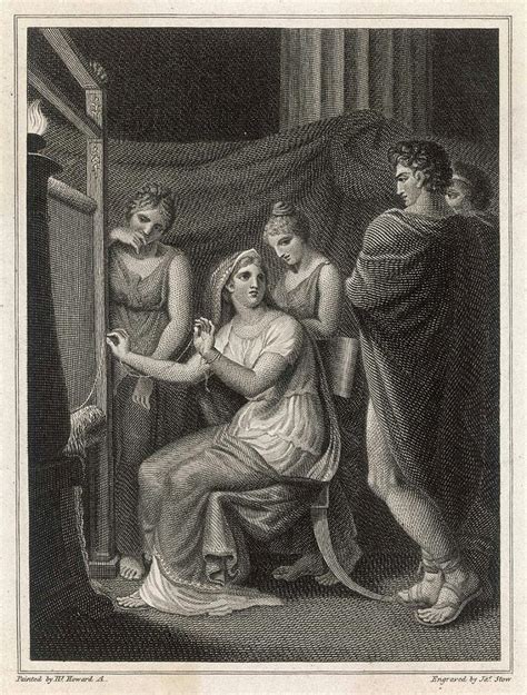 Penelope And Her Suitors Drawing by Mary Evans Picture Library - Fine ...