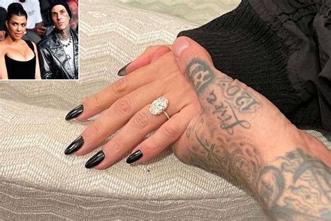 Kourtney Kardashian's Engagement Ring from Travis Barker Designed by ...