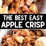 Quick & Easy Apple Crisp Recipe - Savory Nothings