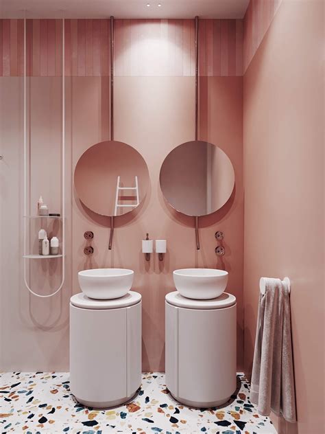 51 Pink Bathrooms With Tips, Photos And Accessories To Help You ...