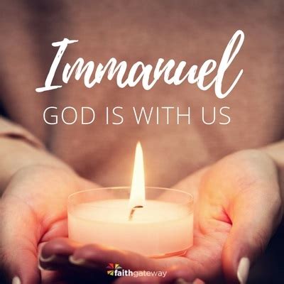 Immanuel, God With Us – FaithGateway