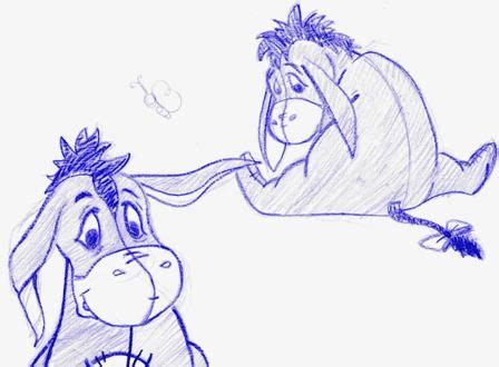 Eeyore | Eeyore, Sketches, Art