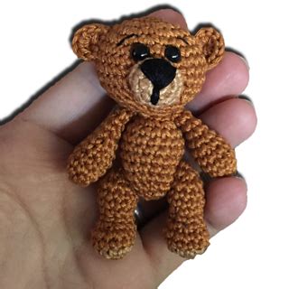 Mini Teddy pattern by Zhaya Designs | Knitting patterns toys, Crochet teddy, Crochet baby patterns