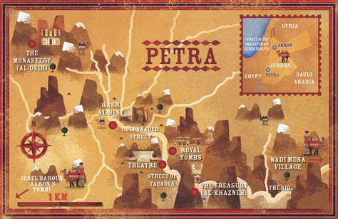 Petra Map, City Of Petra, Ancient Maps, Ancient Cities, Orient, Abou ...