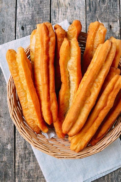 Youtiao (Chinese Fried Dough), by thewoksoflife.com #chinesefoodrecipes | Chinese breakfast, You ...