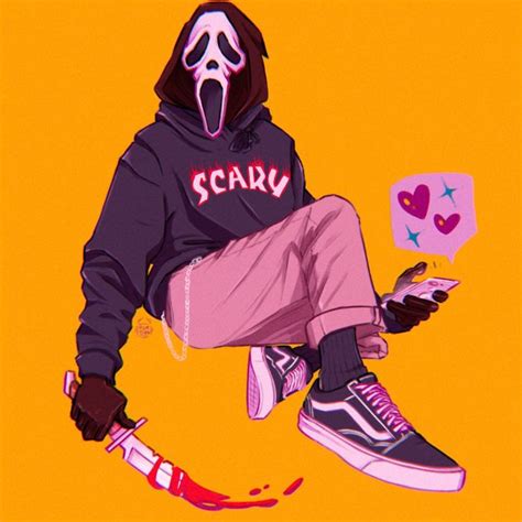 fang! on Twitter | Scary movie characters, Ghostface, Horror movie art