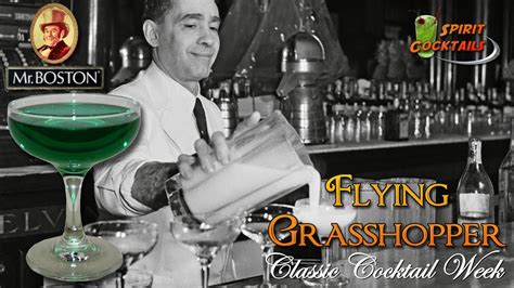 Flying Grasshopper Cocktail, Classic Cocktail Week - YouTube