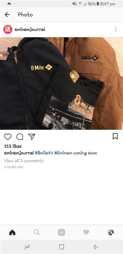 Sneak peek at 8mile merch : r/Eminem