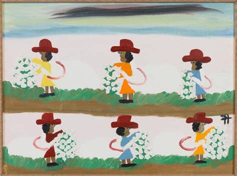 Picking Cotton, c.1969 - Clementine Hunter - WikiArt.org