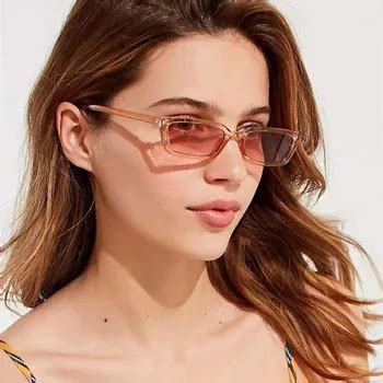 Newest Fashion Transparent Small Plastic Retro Cat Eye Sunglasses Wholesale Women Men Eyewear ...