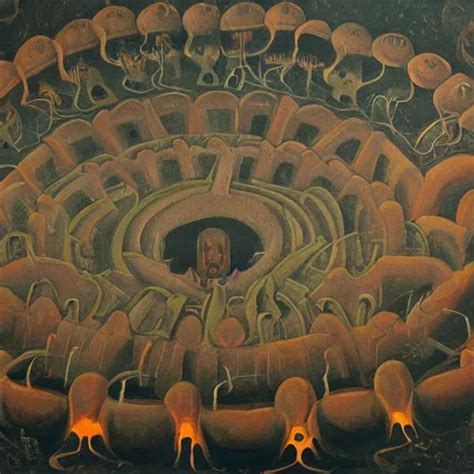 A painting of the nine circles of hell, artistic, | Stable Diffusion | OpenArt