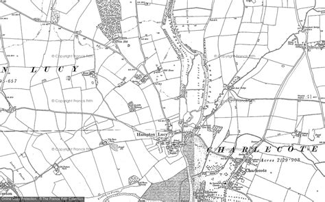 Old Maps of Charlecote Park, Warwickshire - Francis Frith