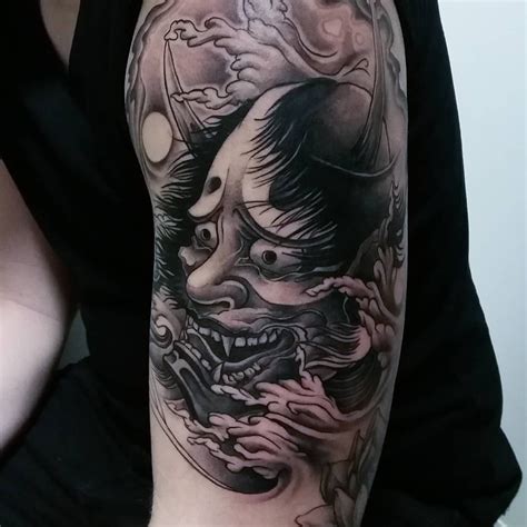 101 Amazing Hannya Mask Tattoo Designs! | Hannya mask tattoo, Mask ...