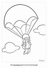 7 Fun And Favourite Parachute Coloring Pages For Chil  Vrogueco sketch template