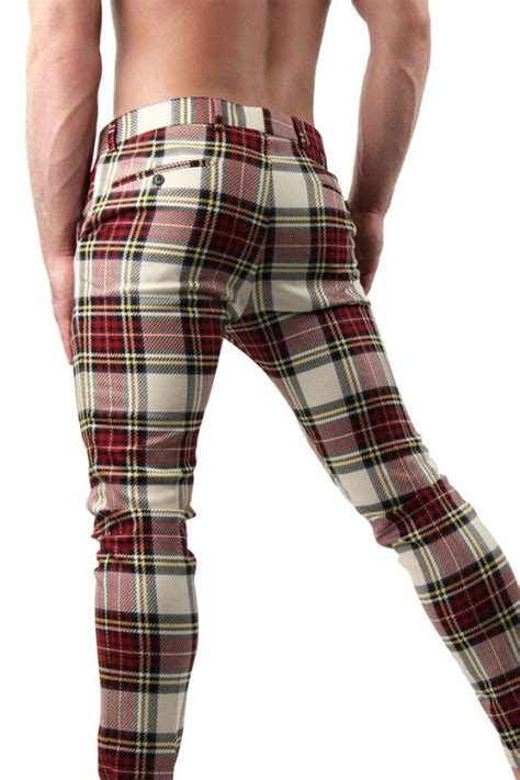 Mens Plaid Pants In Red | Red pants men, Mens plaid pants, Plaid fashion