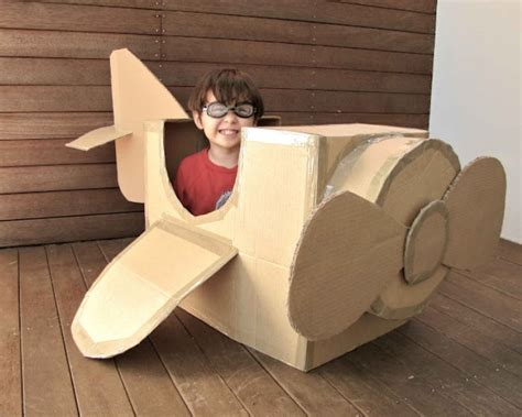 Diy Awesome Cardboard Box Plane | Kidsomania