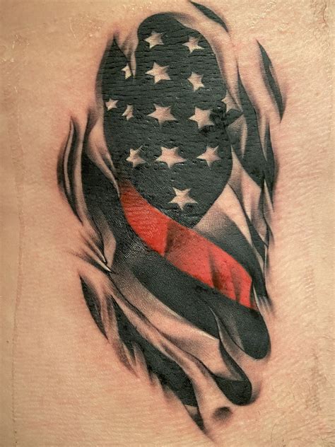 Share 66+ thin red line flag tattoo best - in.eteachers