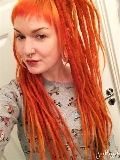 Orange Dreads, Punk Haircut, Growing Out Hair, Blonde Dreads, How To ...