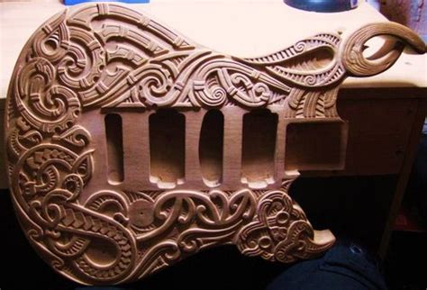 help to finish a carved guitar body - by savagewerx @ LumberJocks.com ~ woodworking community