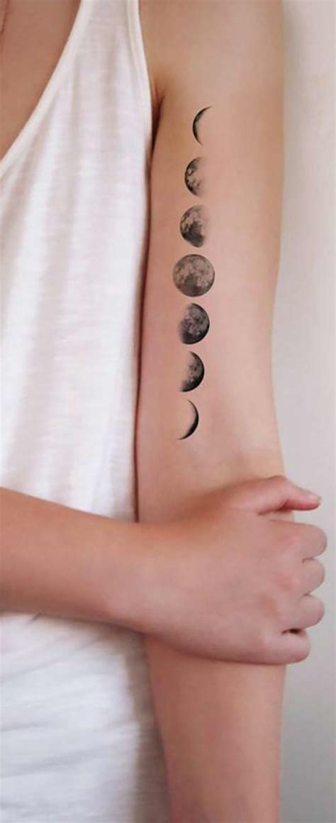 30 Meaningful Moon Tattoos & Moon Phase Tattoo Ideas | Moon phases tattoo, Ink tattoo, Tattoos ...