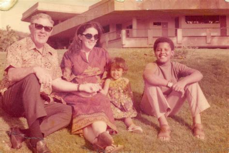 Barack Obama As A Child With His Parents