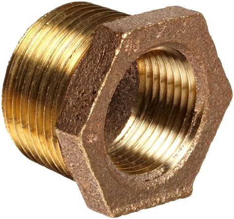 Anderson Metals Brass Threaded Pipe Fitting, Hex Bushing, 3/4" Male x 1/4" Female : Amazon.ca ...