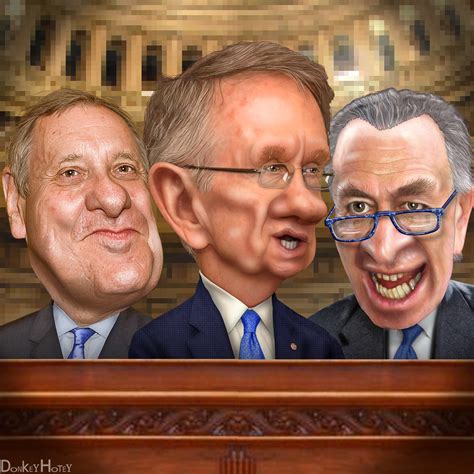The Democratic Senate Leadership - Caricatures | Left to rig… | Flickr