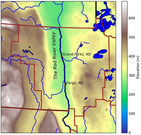 Red River Of The North Map - Maps For You