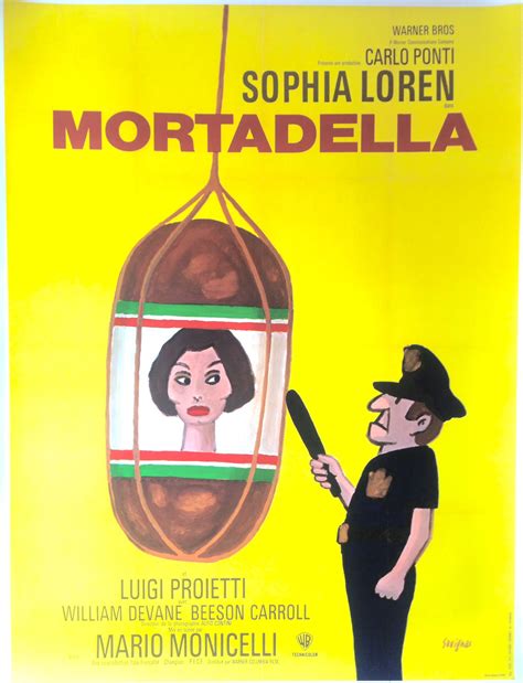 Sophia Loren in 'Mortadella'. Poster by famous artist Raymond Savignac. What a classic! Saul ...