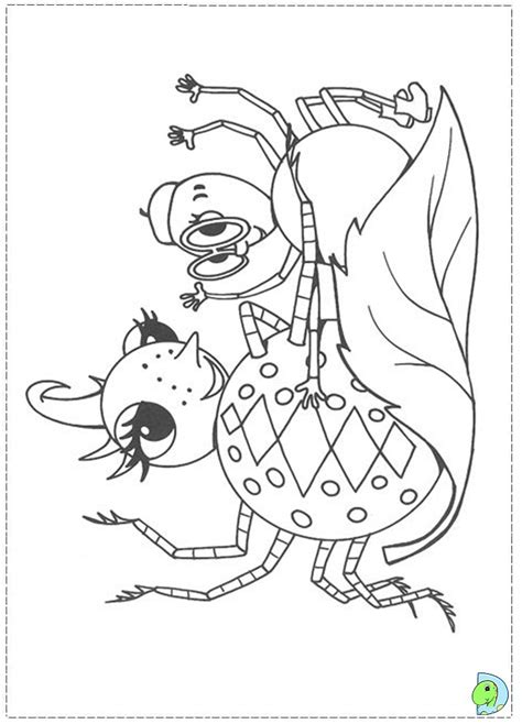 Miss Spider Coloring pages- DinoKids.org