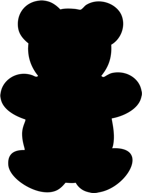 Teddy Bear Silhouette Clip Art