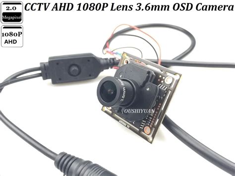 CCTV SONY Sensor IMX 322+NVP2441H HD AHD 1080P 2.0MP Lens 3.6mm IR CUT OSD Menu CCTV Security ...