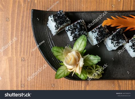 Asian Traditional Food Manhattan Roll Sushi Stock Photo 1687359679 ...