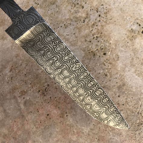 Hand forged Damascus Steel blade 14 cm 5.7 Inch Custom | Etsy