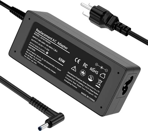 Amazon.com: HP Pavilion Laptop Charger, 65W for HP Pavilion X360 Charger, 10 11 13 14 15 17 INCH ...