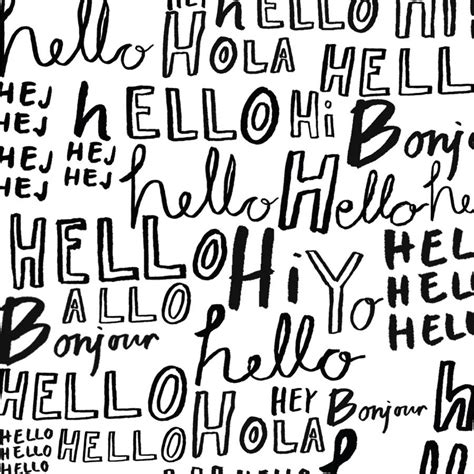 'Hello' Card By Karin Åkesson Design | notonthehighstreet.com