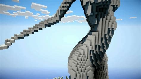 Sexy Stone Statue in Minecraft (on CedarCraft.org) - YouTube