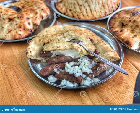 National Meal in Bosnia and Herzegovina Stock Image - Image of food ...