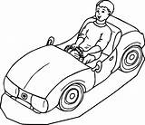 Toy Car Drive Child Coloring Page  Wecoloringpagecom sketch template