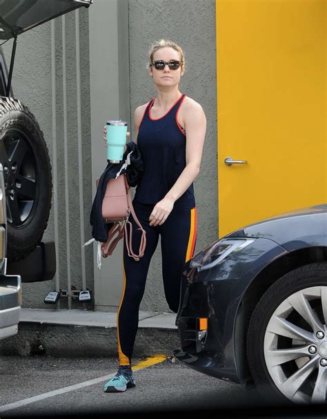 Brie Larson: Work out at the gym in Los Angeles -07 | GotCeleb