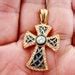 Charm Gold Plated Cross Israeli Jewelry Jewelacross Cross Pendant ...