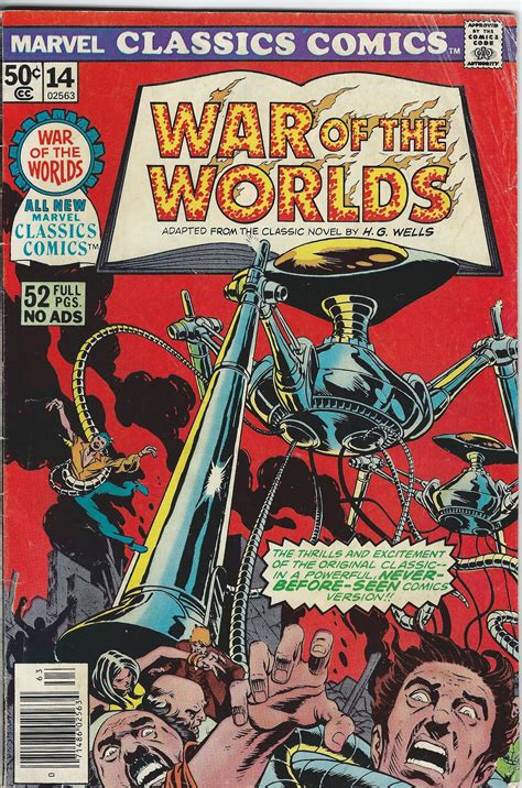 War of The Worlds Marvel Classic Comics 14 1976 Marvel | Etsy | War of the worlds, Classic ...