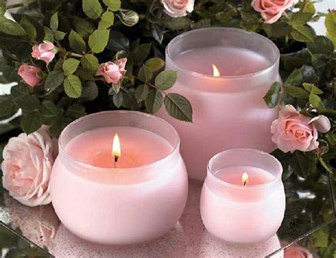 Soft & peaceful | Pink candles, Candles, Beautiful candles