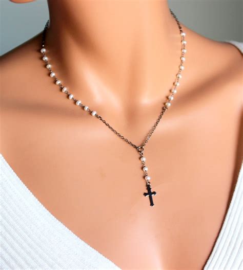 Rosary Pendant Necklace | africanchessconfederation.com