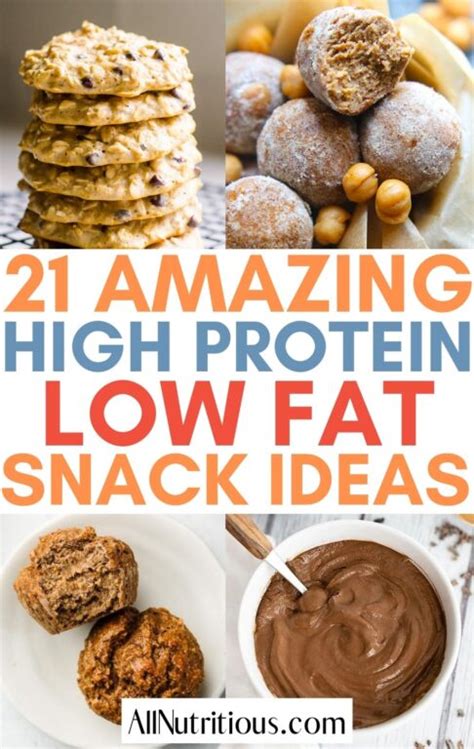 21 High Protein Low Fat Snacks That Will Keep You Full - All Nutritious